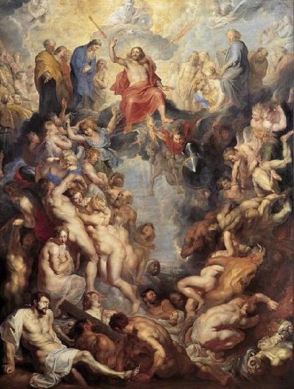 Peter Paul Rubens Great Last Judgement by oil painting picture